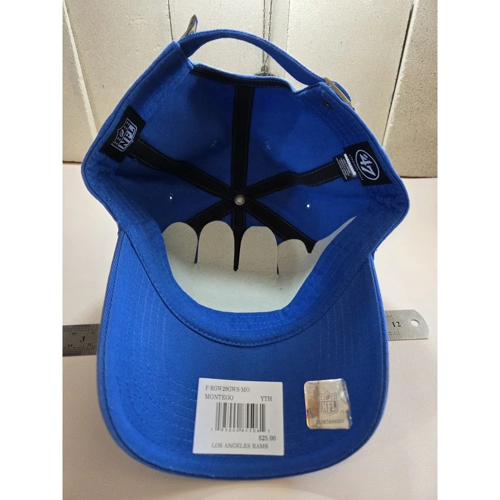 Los Angeles Rams '47 Clean Up Youth Adjustable Hat Blue NFL NWT